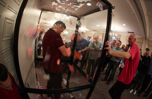 Indoor crystal maze dome'